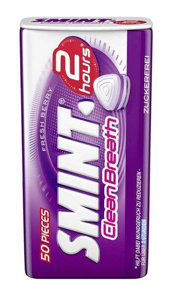 Smint pastylky Clean Breath Fresh Berry 35 g, 50 ks