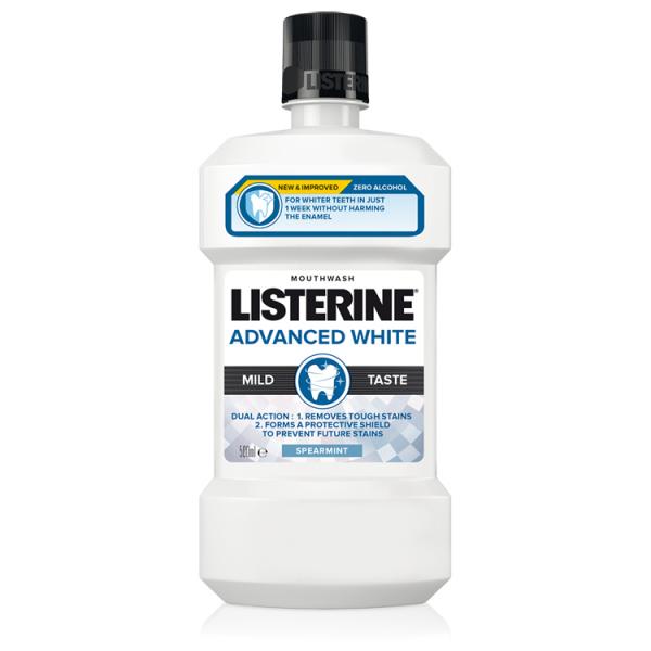 Listerine Advanced White White ústní voda 500 ml