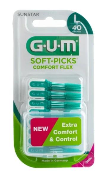 G.U.M. Soft Picks Comfort flex large mezizubni kartáčky 40 ks